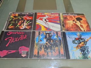 Lote cd's Guitarristas, Hard Rock y Rock 70's