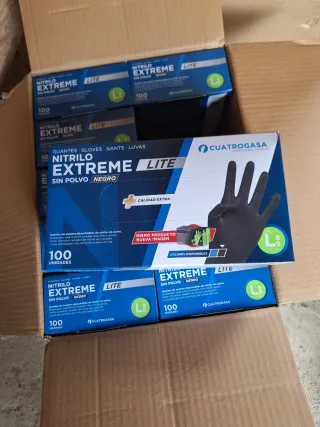 Guantes Nitrilo Extremo Lite XL Negro