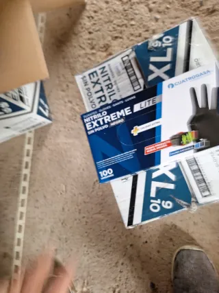 Guantes Nitrilo Extremo Lite XL Negro