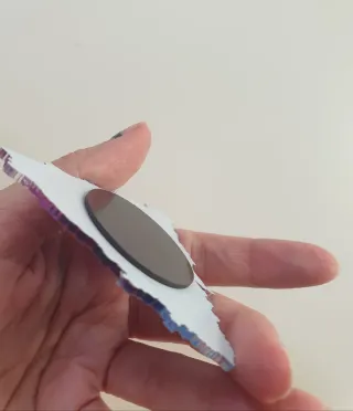 Imán Triángulo Infinito Galaxia