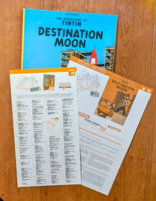 Pack cuatro comics Tintín de Ediciones del Prado.