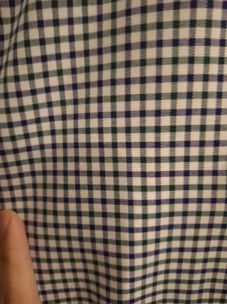 Camisa Dustin cuadros manga larga hombre Talla 8
