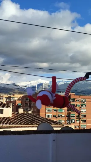 Elfa traviesa de peluche