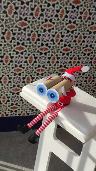 Elfa traviesa de peluche