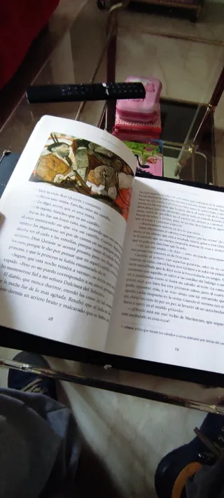 Libro escolar Don Quijote de la Mancha