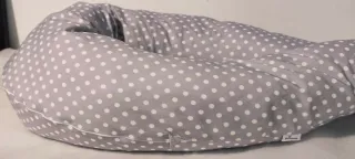 Cojín Embarazo Niimo XXL Gris Lunares