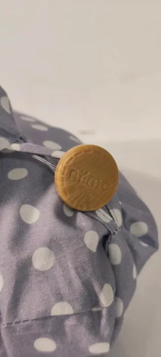 Cojín Embarazo Niimo XXL Gris Lunares