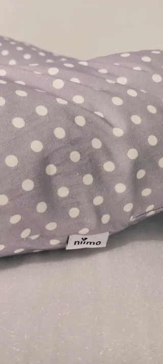 Cojín Embarazo Niimo XXL Gris Lunares