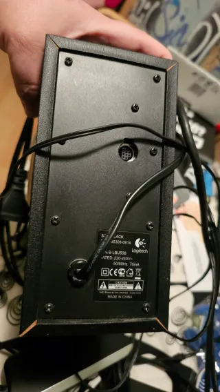 Altavoces Logitech con subwoofer Negro/Plata