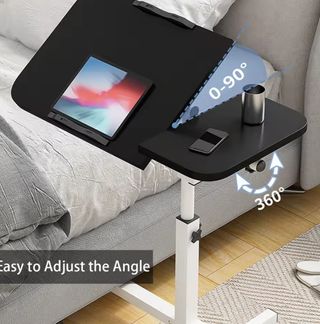 Escritorio ajustable madera y metal