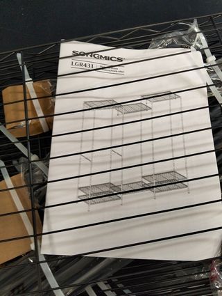 SONGMICS Armario metálico LGR431B01 – 180x175x40cm