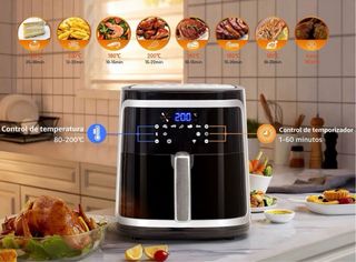 Freidora de aire inteligente - AIGOSTAR Cube Smart