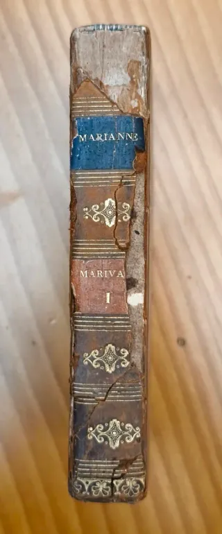Libro antiguo 1755. La vida de Marianne (Marivaux)
