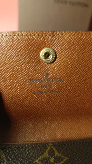 Porta carte Louis Vuitton monogram marrone