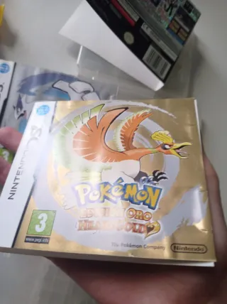 Caja Vacía Pokémon Platino , soul y heart original