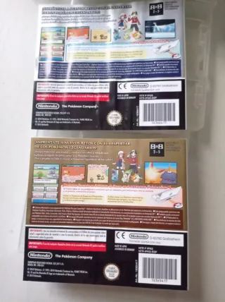 Caja Vacía Pokémon Platino , soul y heart original