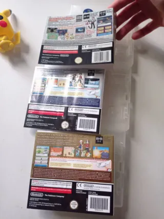 Caja Vacía Pokémon Platino , soul y heart original