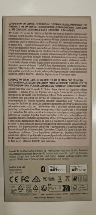 Gafas Ray-Ban Meta Wayfarer Gen 2