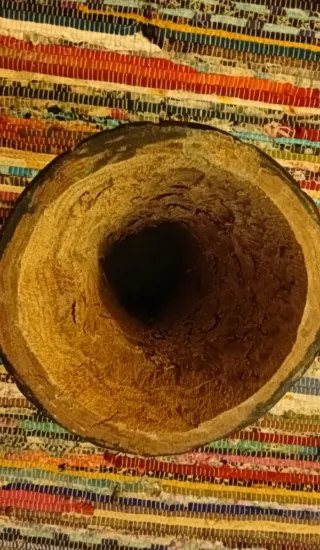 Djembe africano de madera