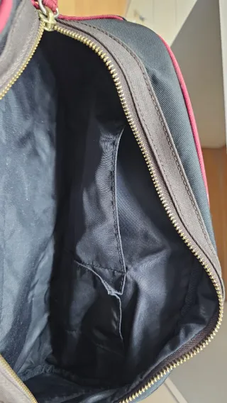 Bolso Moschino Jeans Marrón/Rojo con bolsa carton