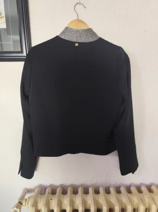 Americana Pedro del Hierro Negra Talla XS
