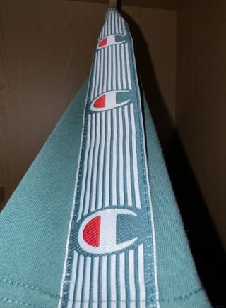 T-shirt Champion Verde Listras Laterais