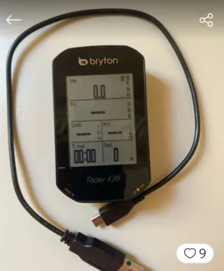 GPS Bryton Rider 420 + protector silicona