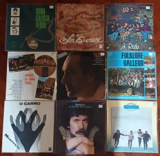Lote Vinilos Música Gallega 2