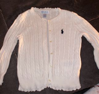 Jersey Polo Ralph Lauren Blanco Cable Knit