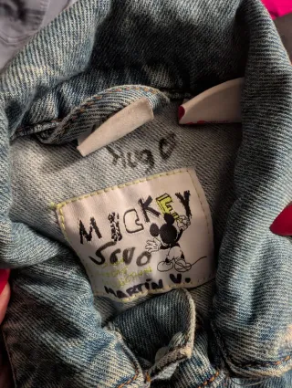 Cazadora vaquera Mickey Mouse