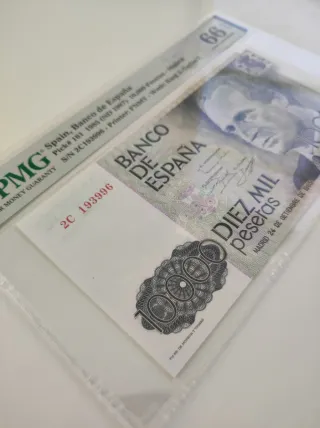 Billete 10.000 Pesetas España PMG 66