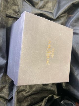 Reloj Suizo Murex Cronógrafo Dorado Azul