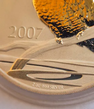 Kookaburra 2007 2 oz Plata