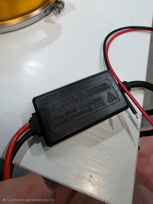 2 Faros de moto con balastro