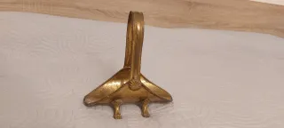 Juego de 2 recipientes antiguos dorados