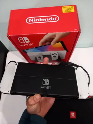 OLED Nintendo Switch Blanca