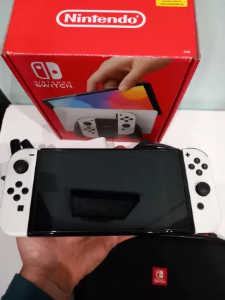 OLED Nintendo Switch Blanca