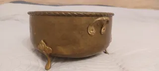 Macetero Vintage Bronce con Patas