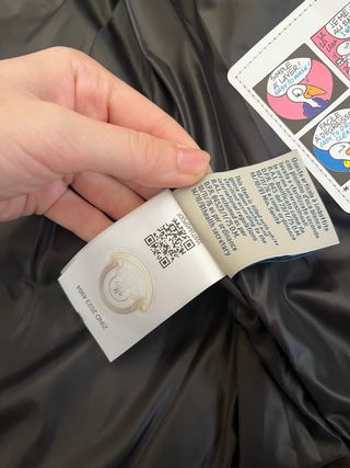 Abrigo Moncler Negro Brillante