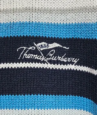 Jersey Tomas Burberry Rayas Azul
