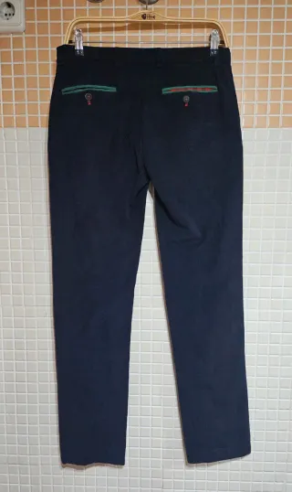 Pantalón chino azul