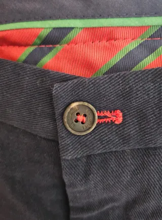 Pantalón chino azul