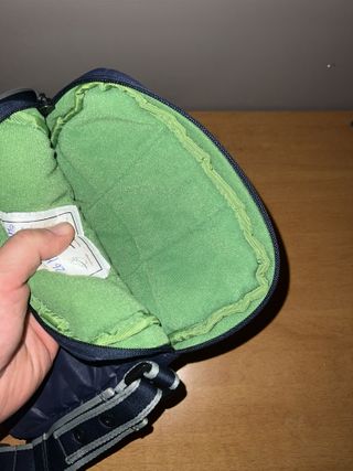 Tracolla imbottita blu porta tablet