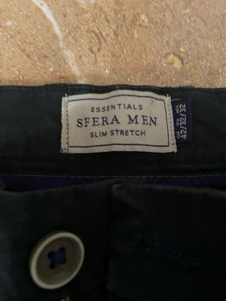 Pantalón Chino Formal Hombre Negro