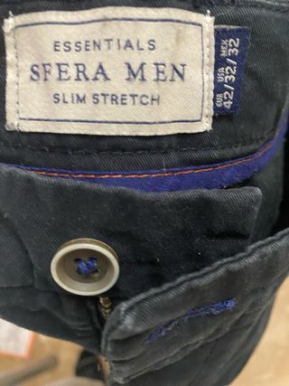 Pantalón Chino Formal Hombre Negro