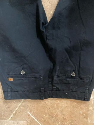 Pantalón Chino Formal Hombre Negro