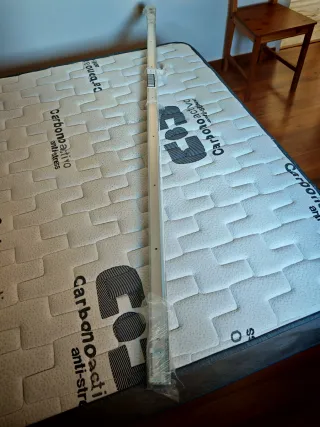 Guía puerta corredera acero gris 180cm