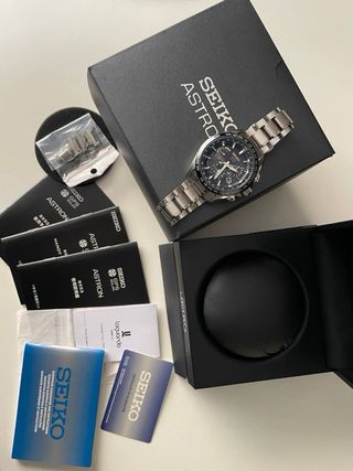 Seiko Astron GPS Solar Titanio SSE045J1 Fullset