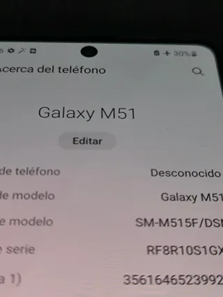 Samsung Galaxy A51 Negro