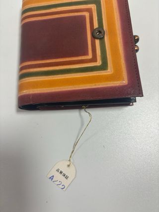 Monedero mujer piel japonés multicolor